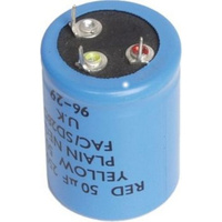 Metal Can Dual Value 50+50μF 250Vdc Capacitor