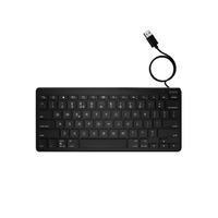 Zagg Sturdy Metal Plate Wired USB-A Universal Keyboard