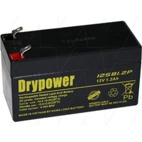 Drypower 12V 1.2Ah 14.4Wh Sealed Lead Acid Battery