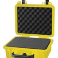 Duratool Polymer Weatherproof Tool Case with Foam Yellow