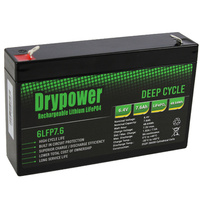 Drypower 6LFP7.6 Lithium Iron Phosphate 6.4V 7.6Ah Rechargeable Battery
