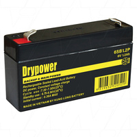 Drypower 6SB1.2P SLA Battery 6V 1.2Ah Rp BP1.2-6 PS612 DM6-1.1 DM6-1.3 CF6V1.3  