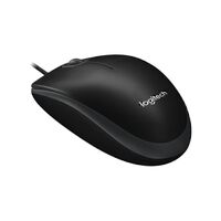 Logitech B100 Optical Wired USB Mouse Black