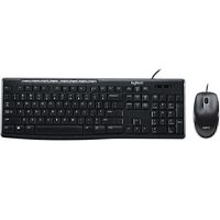 Logitech Durable Keyboard & High Definition Optical Mouse MK200 Spill Resistant