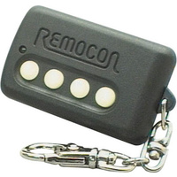 Remocon UHF 4 Key Programmable Buttons with Handy Key Ring Remote Learning