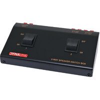 Dynalink 2 Way Stereo Speaker Switch Box Selector on a single amplifier 
