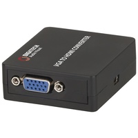 DIGITECH VGA to HDMI digital stream Converter and Upscaler with Stereo Audio