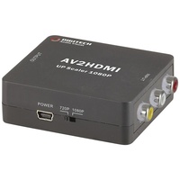 Digitech Composite AV to HDMI Converter Supports 720p & 1080p NTSC & PAL Systems