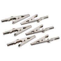PROJECTA Alligator Test Clip Nickel Plated 6 Pack