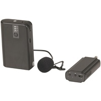 Digitech Wireless UHF Lapel Microphone Receiver Uni-Directional 3.5mm Plug Adaptor
