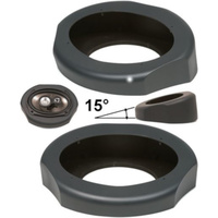 AERPRO 6x9 inch Moulded Plastic Spacers 150x230mm Mount Pair 100mm