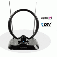 Sansai USB Powered UHF VHF FM Digital HDTV 36dB Amplified Indoor TV Antenna