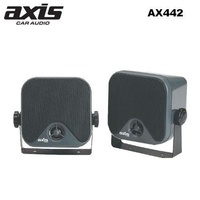 Axis AX442 Compact 4inch 2way Cabinet Type Box Speakers 50W w-Brackets Cables