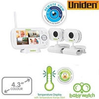 UNIDEN 4.3inch LCD baby Watch Wireless Monitor with walkie Talkie function