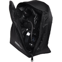 Black Padded Carry Case with Zipper to Suit Aviation Headset