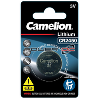 Camelion 3V CR2450 Lithium Button Cell Battery for Small Gadgets Replace 5029LC