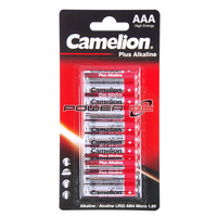 Camelion IEC LR03 1.5V AAA Plus Alkaline Battery for Flashlights Remote Controls