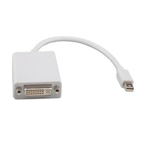 8Ware Mini Display Port DP 20pin DVI 20cm Male to Female Adapter Cable