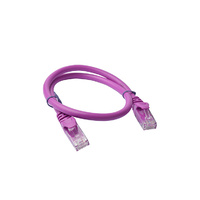 8Ware Cat6a UTP Ethernet Cable 25cm Snagless Purple