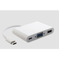 Astrotek Thunderbolt USB 3.1 Type C to VGA Card Reader Video Adapter Converter