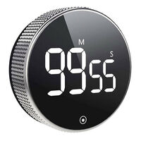 Sansai LED Blink Digital Adjustable Alarm Sound Rotation Countdown Timer
