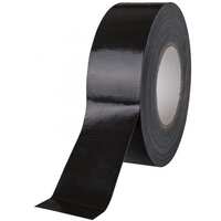 50mm wide 50m Long Rubber Base Professional Quality Gaffer Adhesive Tape Black