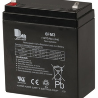 Spare 12V 3Ah SLA Battery to suit CS2497 12 inch Portable PA speaker
