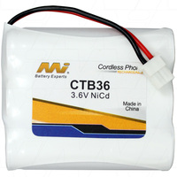 MI CTB36-BP1 NiCd  Cordless Telephone Battery 3.6V for British Telecom 