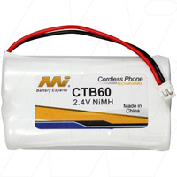 MI 2.4V NiMH Cordless Phone Battery CTB59