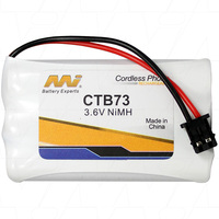 MI CTB73-BP1 NiMH 3.6V Cordless Telephone Battery suitable for Uniden
