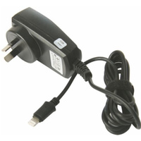 Lightning Mains Charger 1A Retail Packaging Black 1.5m 1A 5V