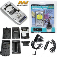 MI CX1500 NiCD NiMH AA-AAA Digital Camera Battery Charger with Adaptor plates 