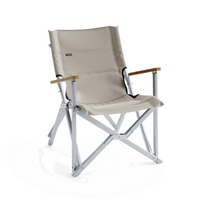 Dometic GO Portable Camping Caravan Outdoor Camp Chair Ash with Carry Bag