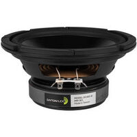 Dayton Audio Classic Series Woofer Bump Plate Rubber Surround Speaker Black
