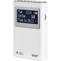 Sangean -DAB+/FM Pocket Radio Easy to read LCD Display with Backlight