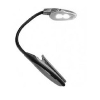Sansai Xtra Flex Bendable Arm LED Clip on Book Light LED Bulb Slide Switch