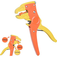 Wire Stripper and Cutter Suit cable 0.5-6.0mm Grips and strips one hand grip Adjustable pressure
