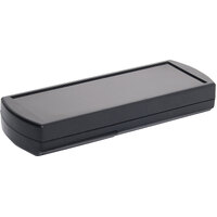 ABS Plastic 65Wx182Dx28Hmm Black Handheld Remote Case Suit 4 x AA Batteries