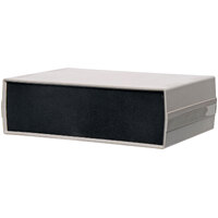 260x190x80mm ABS Grey-Black Instrument Case with Integral Feet