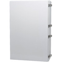 400x220x600mm IP66 UV ABS Hinged Door Wall Cabinet Includes Internal Baseplate
