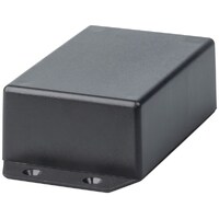 Jiffy Box Black with mounting flange 83X54X31 - UB5