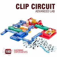 Heebie jeebies Clip Circuit Advanced Lab Build Electronics 180 Experiments Kit