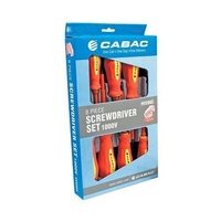 Cabac 1000V 8 Piece VDE Soft Grip Screwdriver Kit