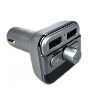 Sansai Dual USB port charger 5V 3.4A Bluetooth FM Transmitter with Aux input 
