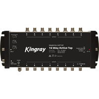 Kingray 16 Way Terrestrial Satellite Signal Multistacker Installation Active Tap