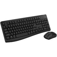 RAPOO X1800Pro 2.4G Wireless Mouse&Keyboard Combo Spill-Resistant 1000 DPI Black