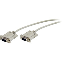 5M DB9 Null Modem Cable Socket To Socket