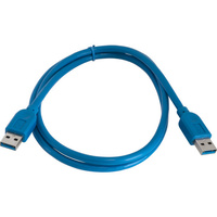1M USB3.0 USB-A Plug To Plug Lead