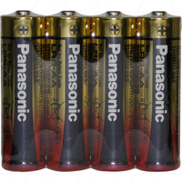 Panasonic LR6XW/4SK Industrial Grade AA size Alkaline Battery 1.5V 4PK