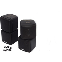 Dai-ichi  Dual Cube Pairs Surround Sound Four Cubes Attached In Pairs Black 
